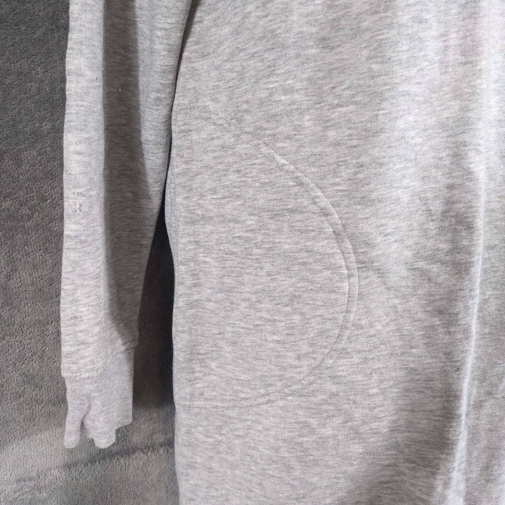 H&M Divided‎ Womens Heather Gray Hooded Sweatshirt Fleece Mini Dress Size 6 - Picture 4 of 13